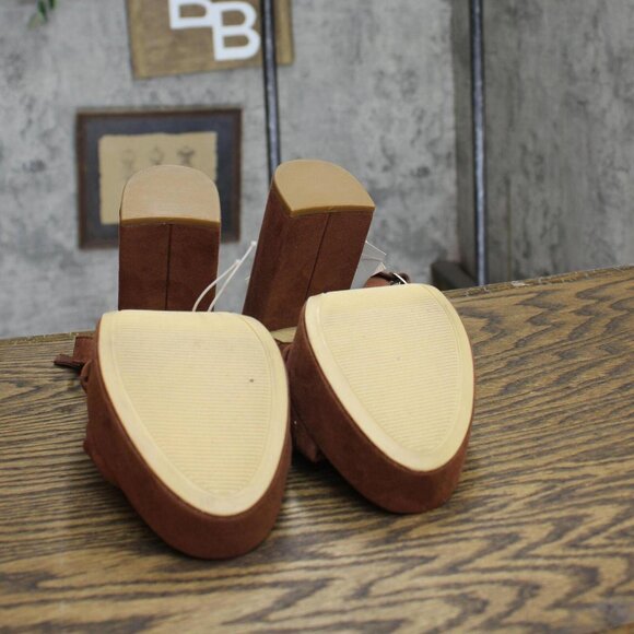 NWT a new day Riah Platform Heels with Memory Foam Insole 88075194 Brown 9M - Picture 9 of 10